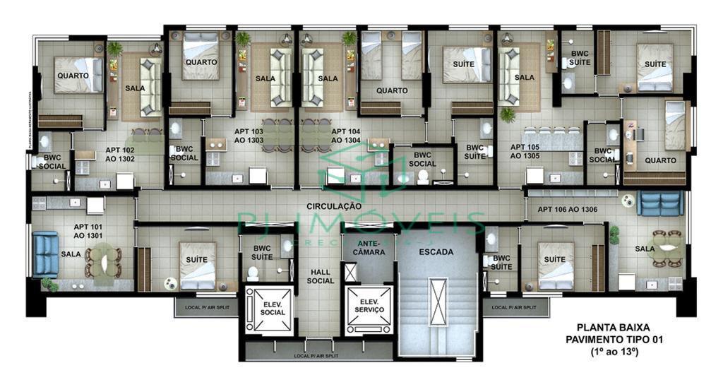 Apartamento, 1 quarto, 31 m² - Foto 9