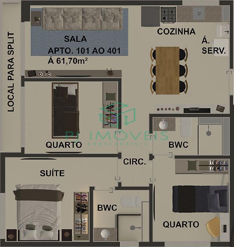 Apartamento, 1 quarto, 23 m² - Foto 10
