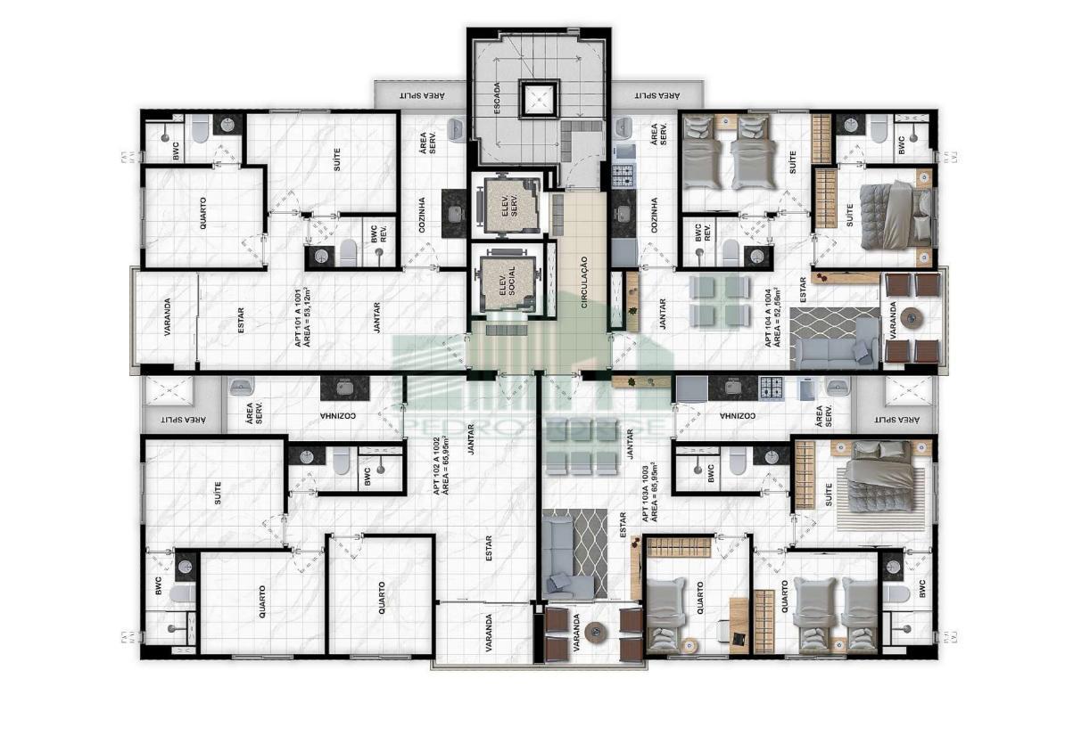 Apartamento, 2 quartos, 51 m² - Foto 14