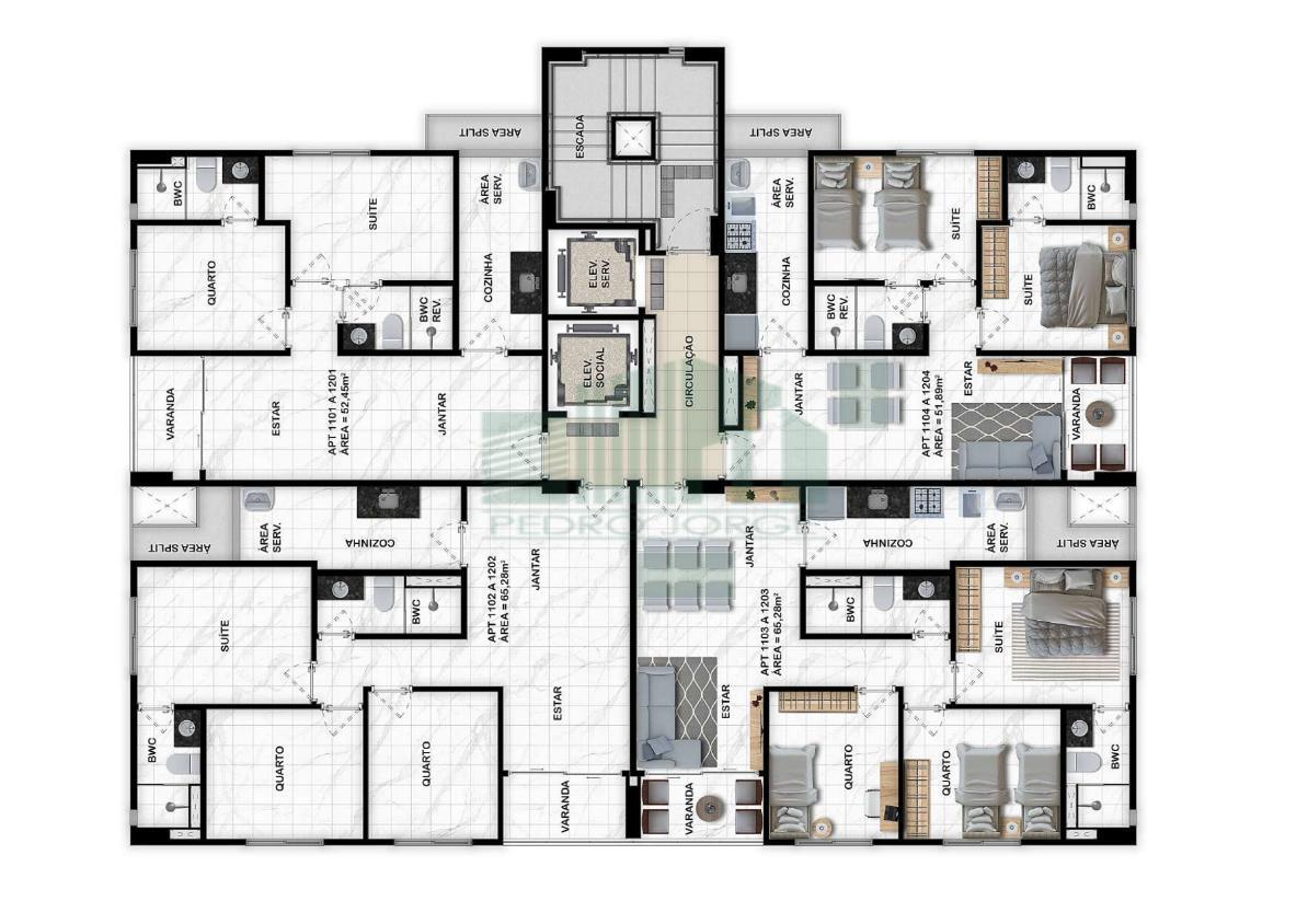 Apartamento, 2 quartos, 51 m² - Foto 15