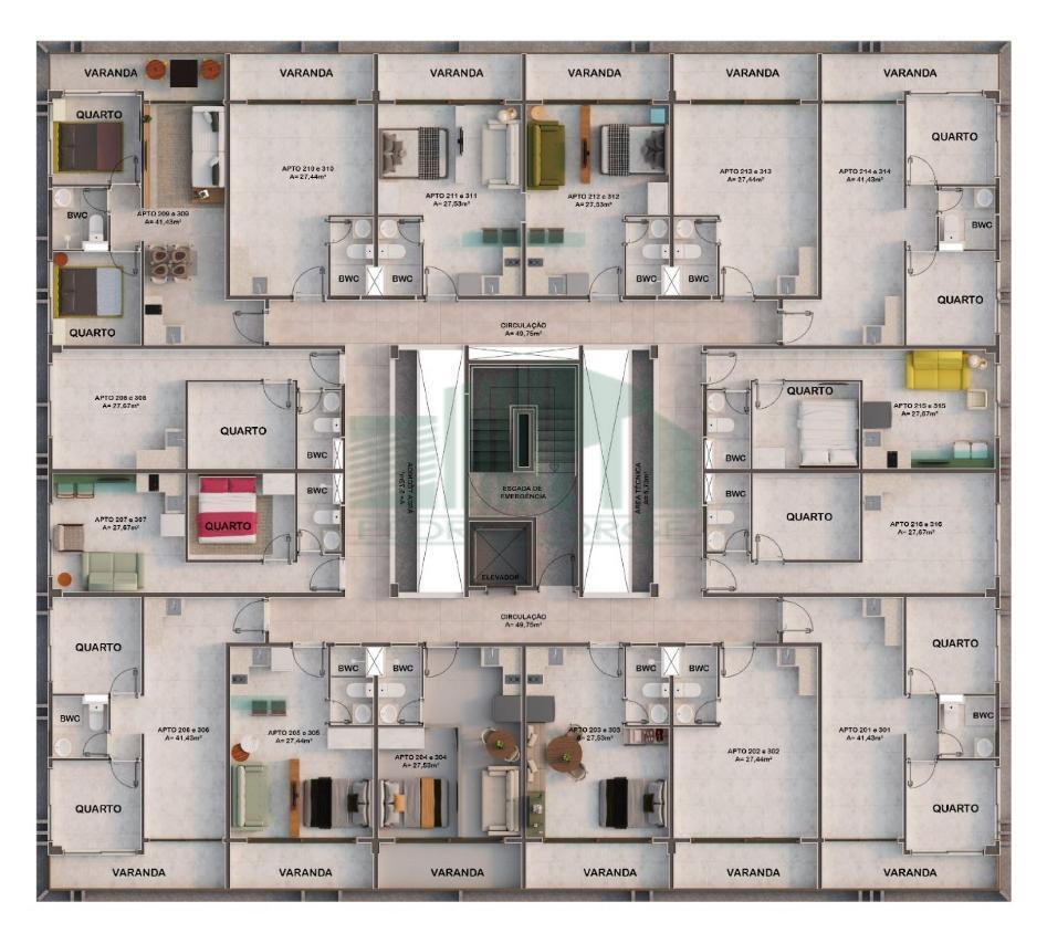 Apartamento, 1 quarto, 27 m² - Foto 12