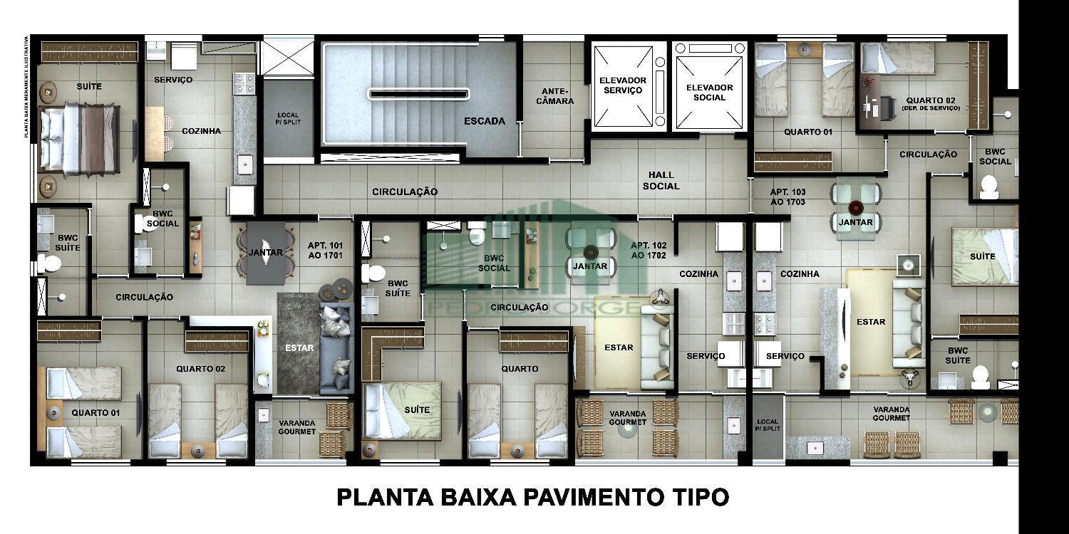 Apartamento, 2 quartos, 54 m² - Foto 10