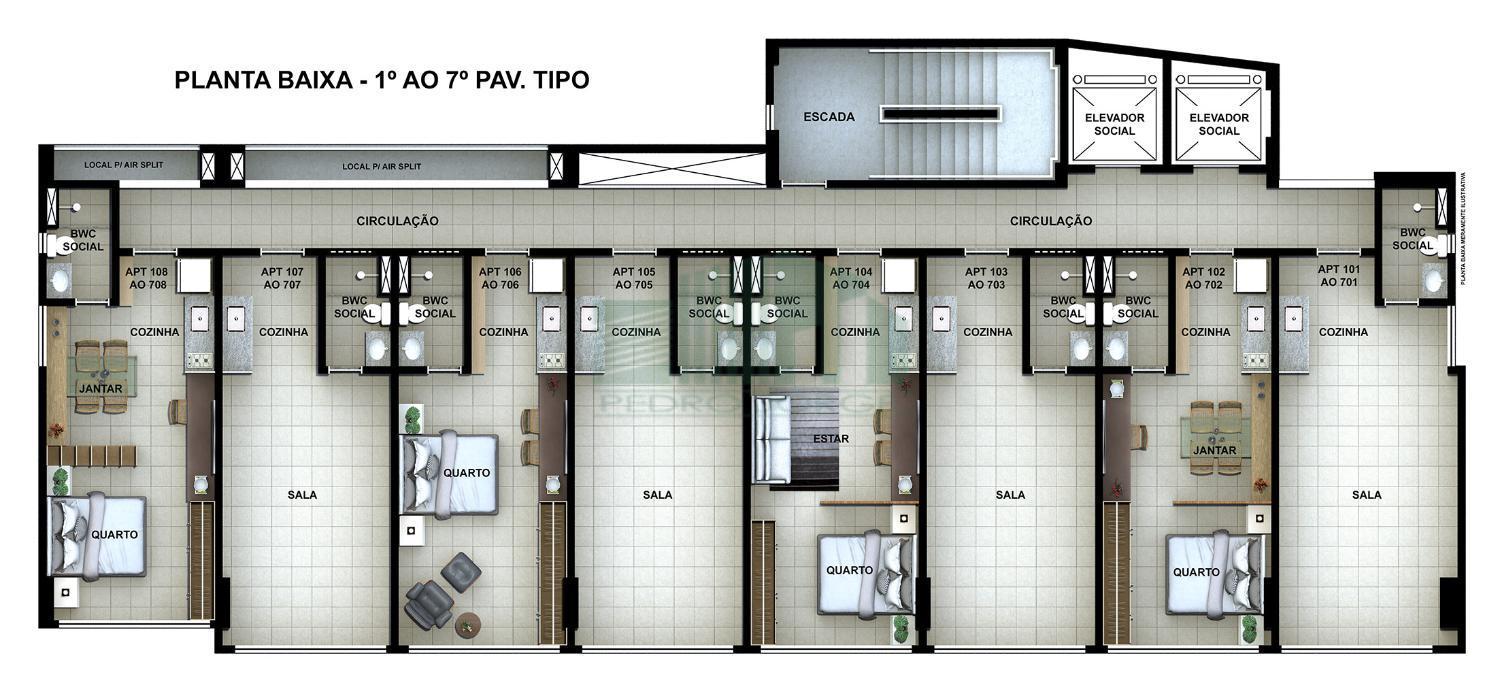 Apartamento, 1 quarto, 24 m² - Foto 13