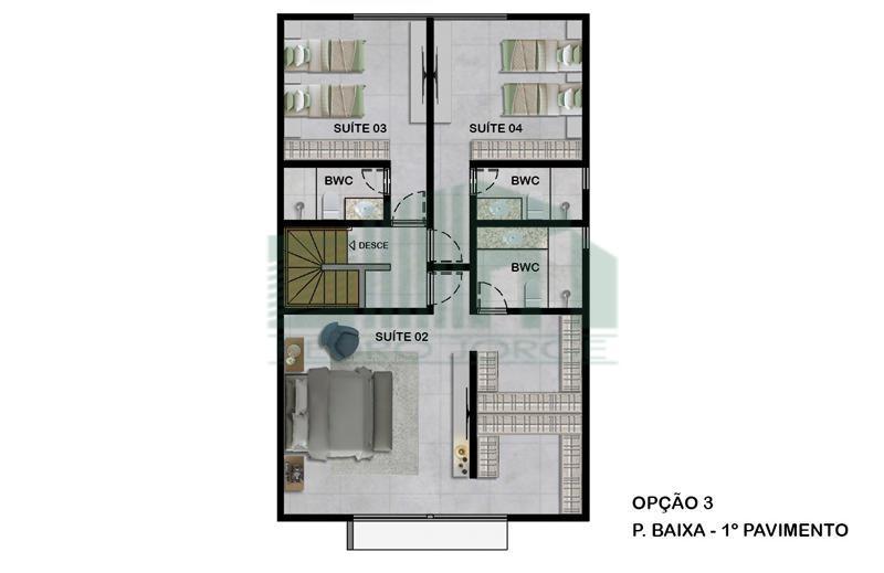 Casa de Condomínio, 4 quartos - Foto 12
