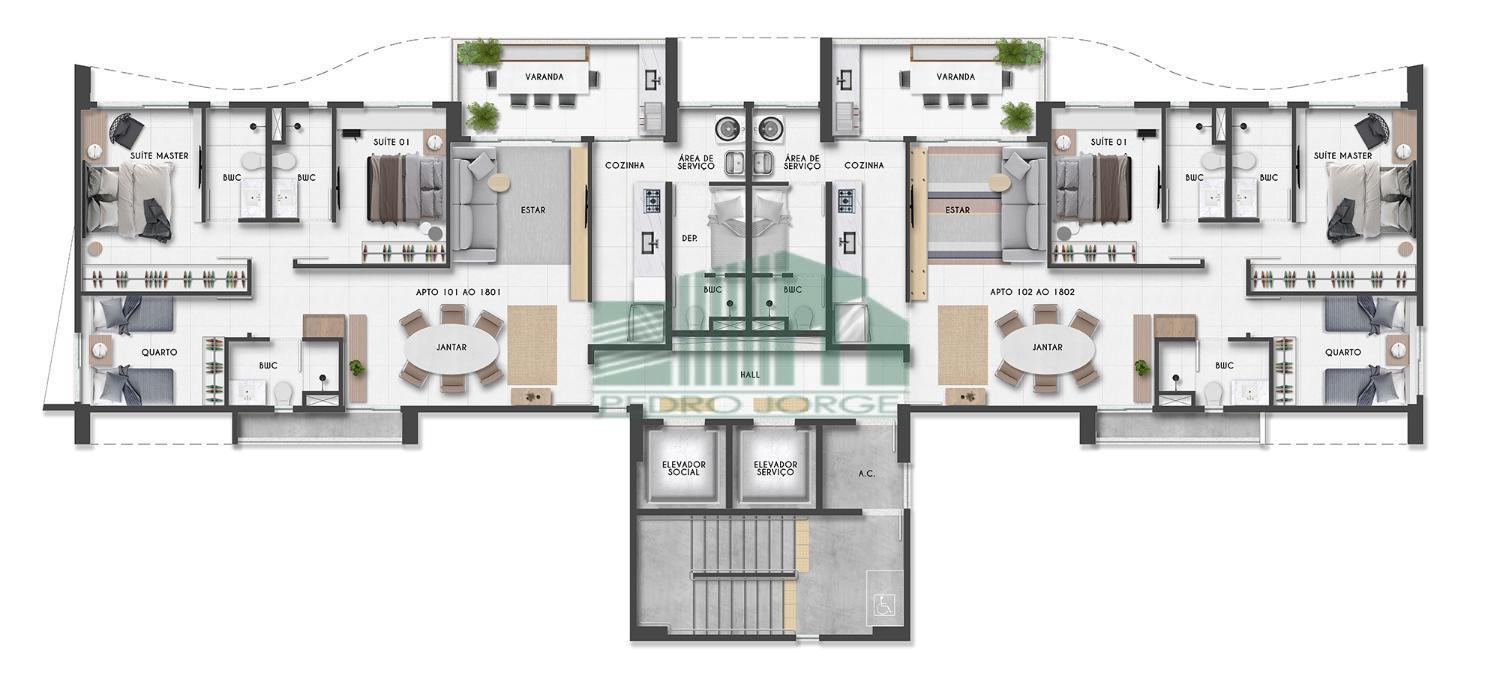 Apartamento, 3 quartos, 105 m² - Foto 21
