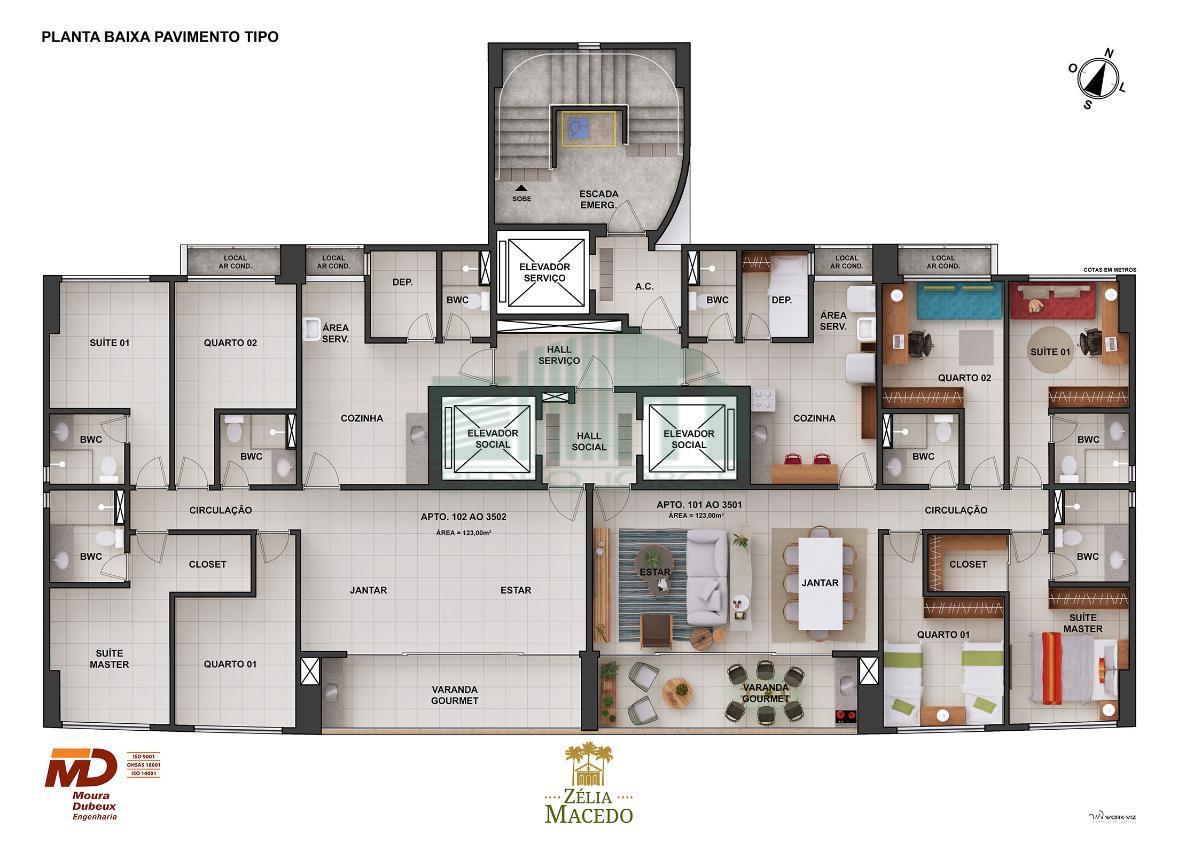 Apartamento, 4 quartos, 123 m² - Foto 12