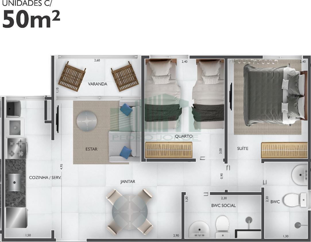 Apartamento, 2 quartos, 50 m² - Foto 9