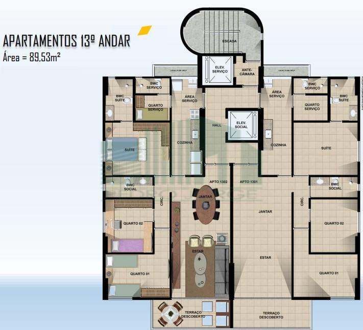 Apartamento, 3 quartos, 97 m² - Foto 7