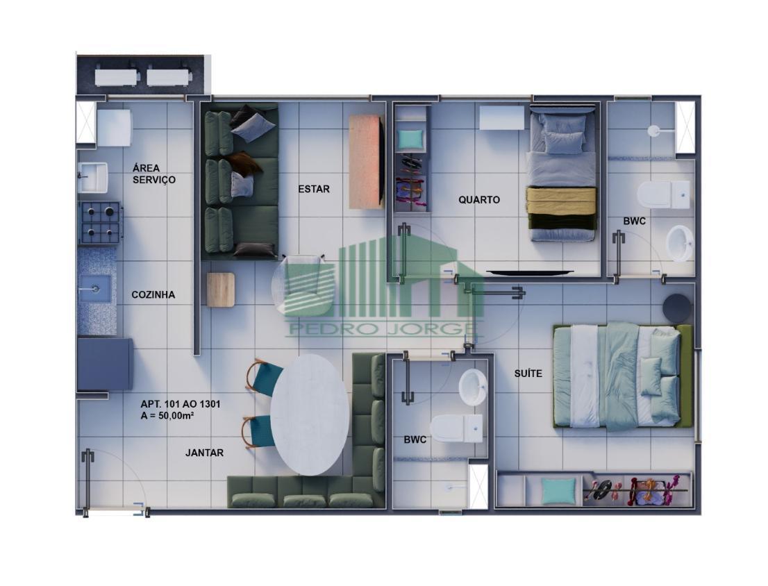 Apartamento, 2 quartos, 50 m² - Foto 7
