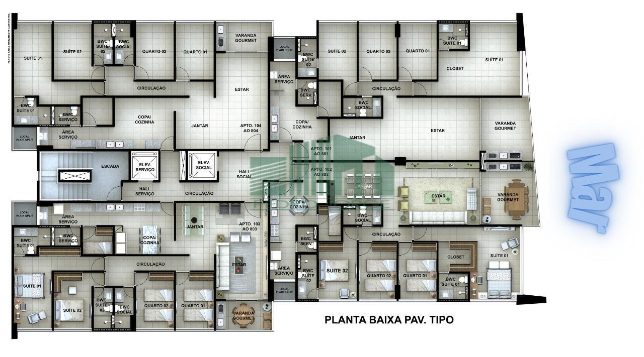 Apartamento, 4 quartos, 135 m² - Foto 19