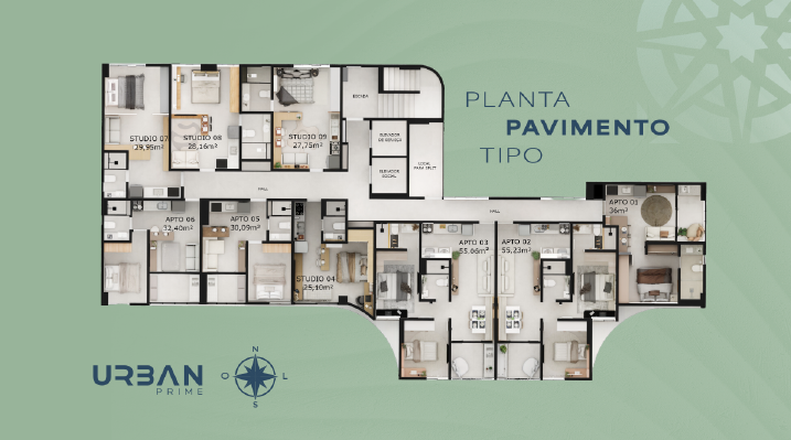 Apartamento, 2 quartos, 55 m² - Foto 24