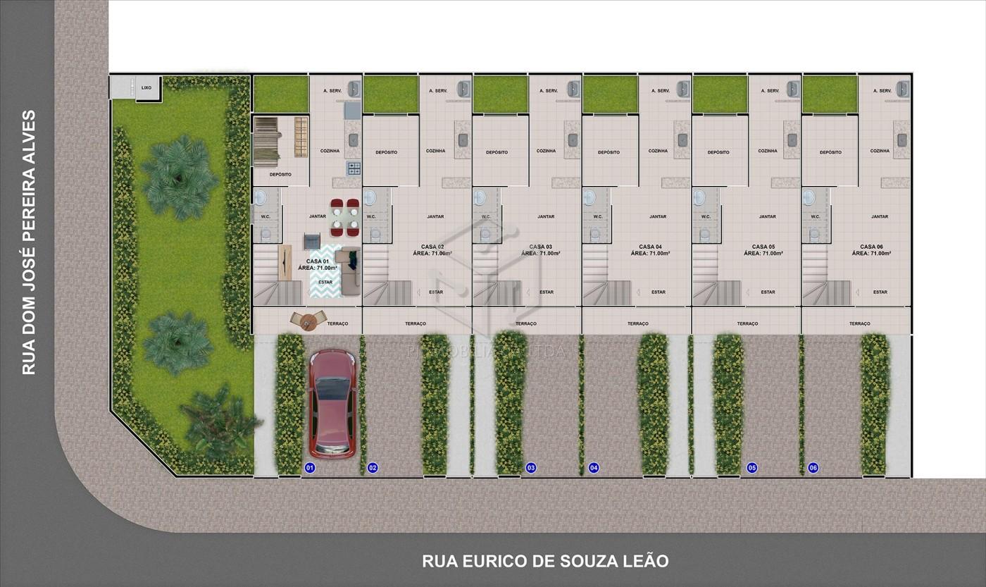 Casa, 3 quartos, 71 m² - Foto 11